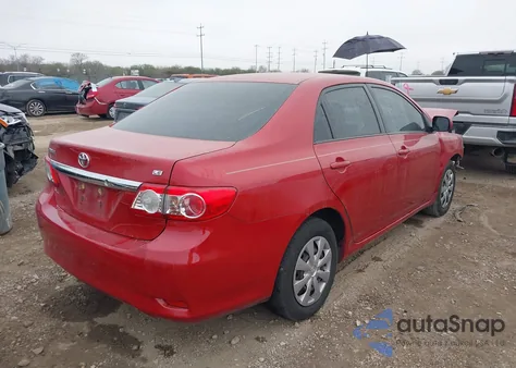 2011 Toyota Corolla Le из США, поврежденный, VIN JTDBU4EE3BJ106626